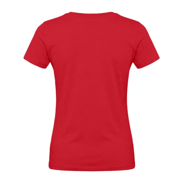 B&C Dam/Dam #E150 T-shirt S Röd Red S