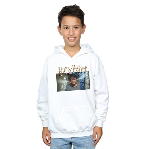 Harry Potter Pojkar Steam Ears Hoodie 7-8 År Vit White 7-8 Years