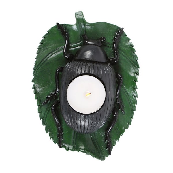 Something Different Beetle Tealight Holder One Size Svart/Grön Black/Green One Size