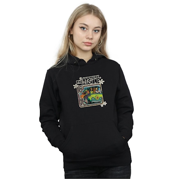 Scooby Doo Dam/Kvinnor Mystery Machine Hoodie S Svart Black S