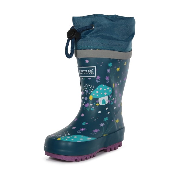 Regatta Childrens/Kids Fantasy Greta Gris Splash Wellington Boot Gulfstream 4.5 UK