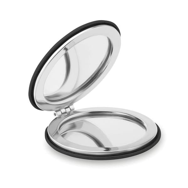 MidOcean Glow PU Rund Handspegel One Size Svart Black One Size