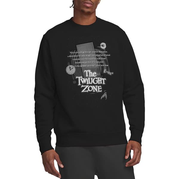 The Twilight Zone Unisex Vuxen Script Sweatshirt S Svart Black S