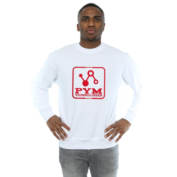 Marvel Mens Ant-Man And The Wasp Pym Technologies Sweatshirt M White M