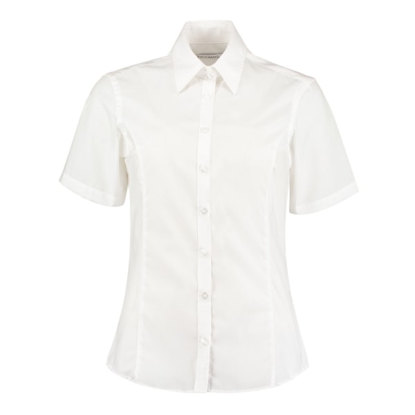 Kustom Kit Skräddarsydd affärsskjorta för dam/dam 18 UK White White 18 UK