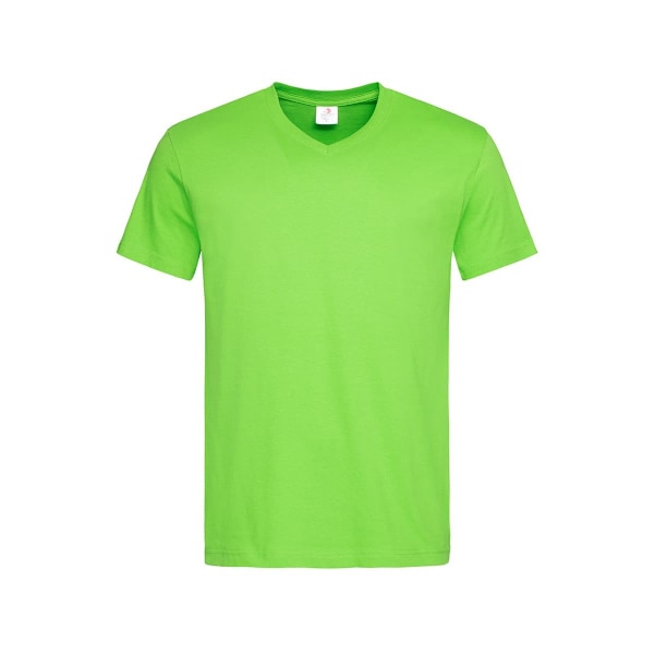 Stedman Herr Klassisk V-ringad T-shirt M Kiwi Grön Kiwi Green M