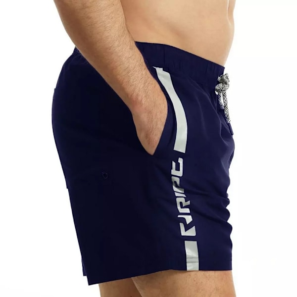 RIPT Essentials Herr Badshorts L Marinblå/Vit Navy/White L
