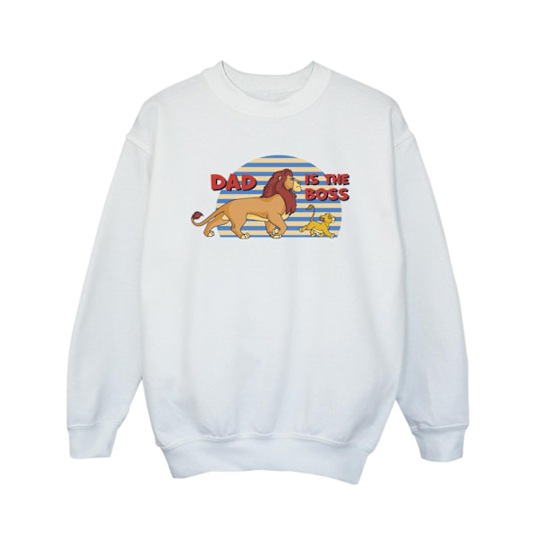 Disney Girls The Lion King Dad Boss Sweatshirt 3-4 år Vit White 3-4 Years