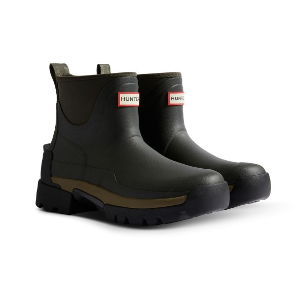 Hunter Dam/Dam Balmoral Hybrid Chelsea Boots 4 UK Mörk Oliv Dark Olive 4 UK