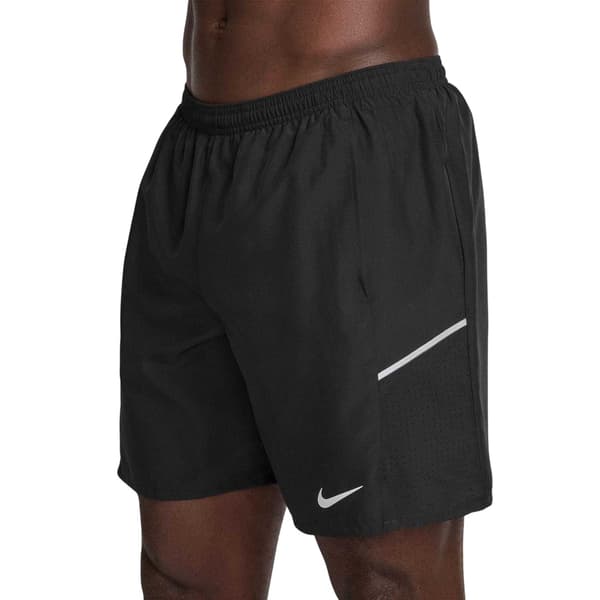 Nike Herr Miler 2 i 1 Löparshorts M Svart Black M