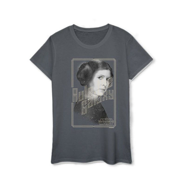 Star Wars: A New Hope Damt-shirt i bomull för kvinnor/damer M Mörkgrå Dark Grey Heather M