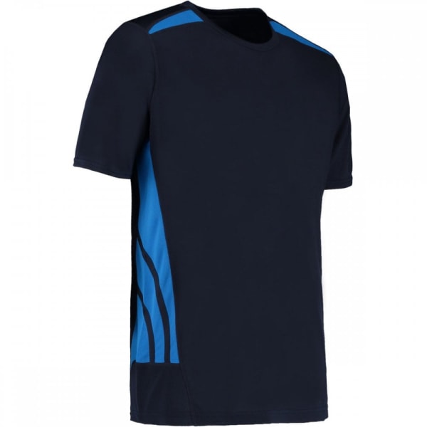 Gamegear® Cooltex Short Sleeve Training T-Shirt för män XL Marinblå/El Navy/Electric Blue XL
