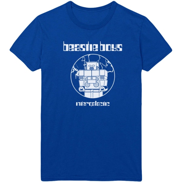 Beastie Boys Unisex Adult Intergalactic T-Shirt XXL Royal Blue Royal Blue XXL