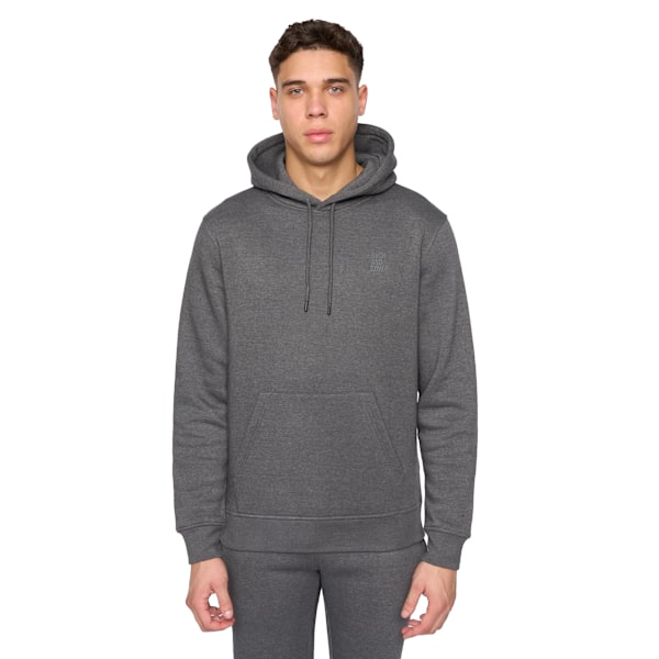 Duck and Cover Herr Merchell Hoodie och Joggers Set L Kolgrå Charcoal Marl L