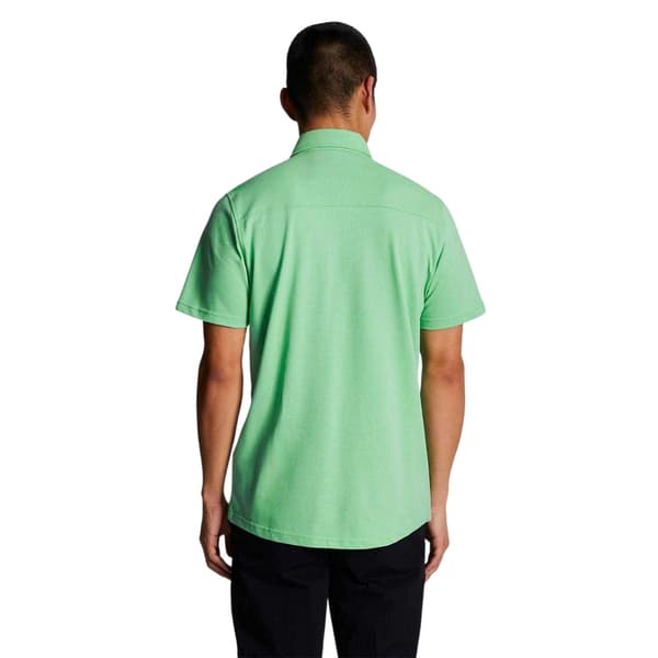 Lyle & Scott Pikétröja för män M Grön Green M