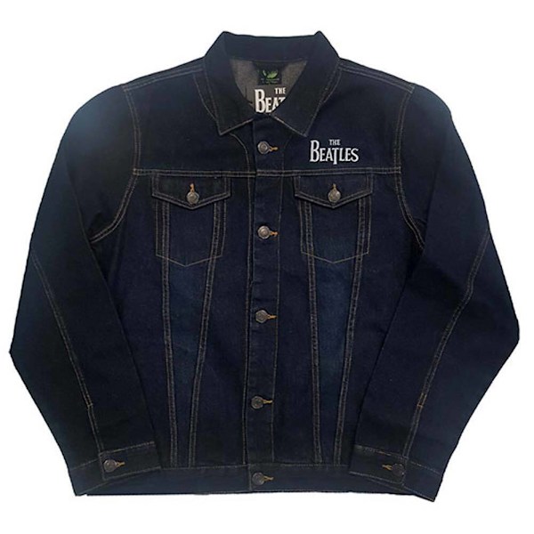 The Beatles Unisex Vuxen Logo Denimjacka XL Denim Blå Denim Blue XL