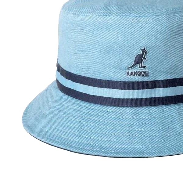 Kangol Unisex Vuxen Randig Bomullshatt S Ljusblå Light Blue S