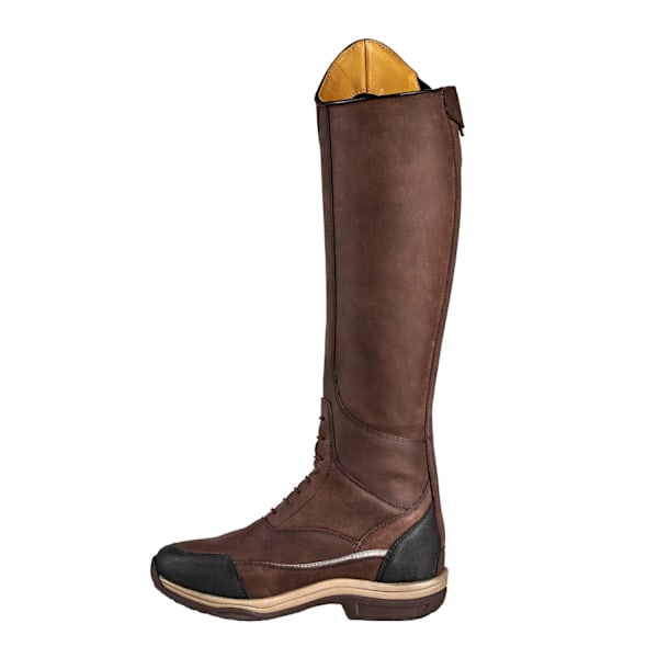 Moretta Dam/Damer Voltana XGRIP Buffelläder Lång Ridning Brown 4 UK Standard