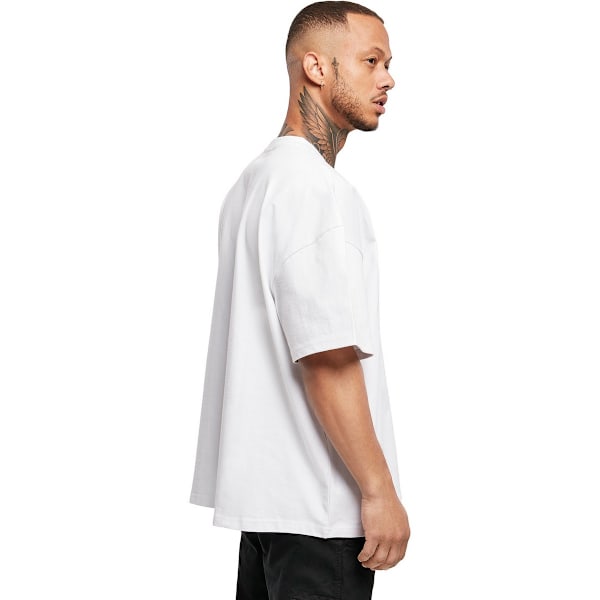 Bygg ditt varumärke Herr Plain Ultra Heavyweight T-shirt 4XL Vit White 4XL