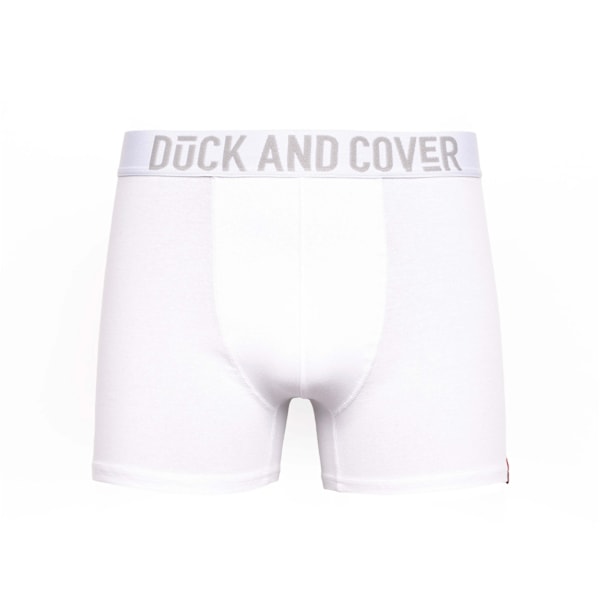 Duck And Cover Salton Boxershorts för män (2-pack) M Svart/Vit Black/White M