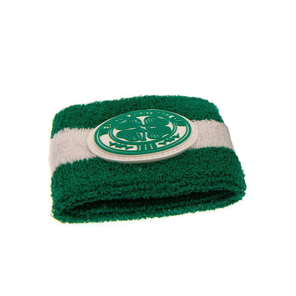 Celtic FC Unisex Vuxen Crest Bomullsarmband (2-pack) En Storlek Green/White One Size