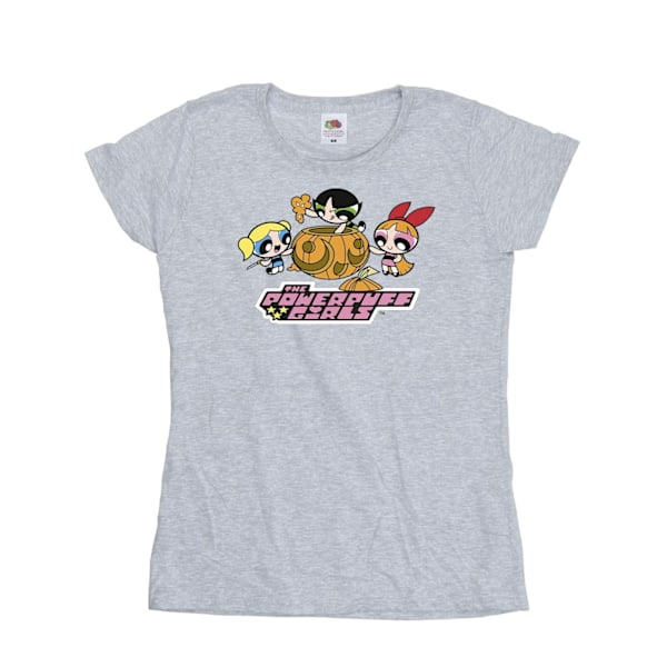 The Powerpuff Girls Dam/Dam Tjejer Pumpa Bomull T-shirt Sports Grey XL