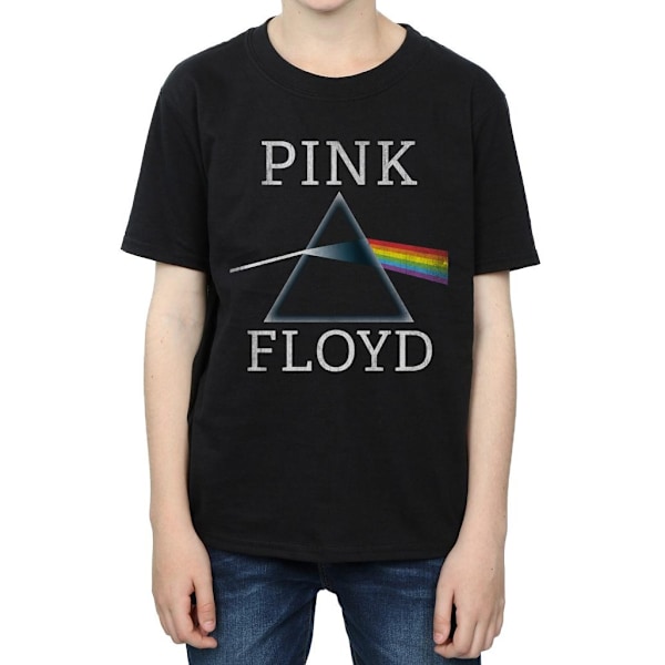 Pink Floyd Boys Dark Side Of The Moon Prism Bomull T-Shirt 7-8 Black 7-8 Years