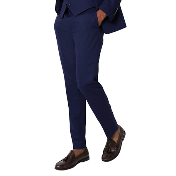 Burton Herr Button Slim Suit Byxor 34L Blå Blue 34L