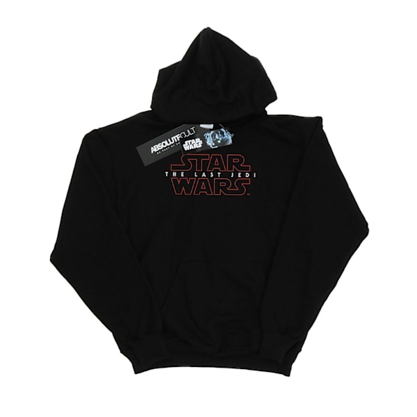 Star Wars Dam/Kvinnor The Last Jedi Logotyp Hoodie L Svart Black L