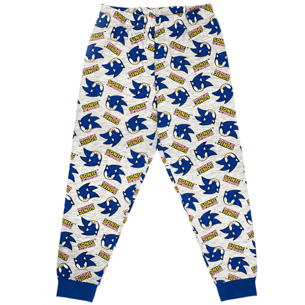 Sonic The Hedgehog Childrens/Kids Spikes 3D Pyjamas Set 7-8 år Grey/Blue 7-8 Years