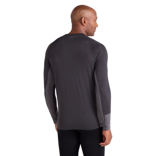Mountain Warehouse Långärmad underställströja för män S Charcoal Charcoal S