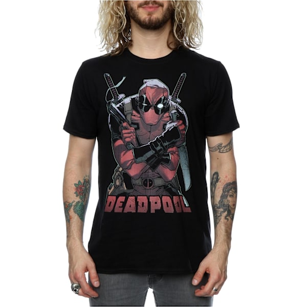 Marvel Deadpool redo att agera T-shirt 3XL svart Black 3XL