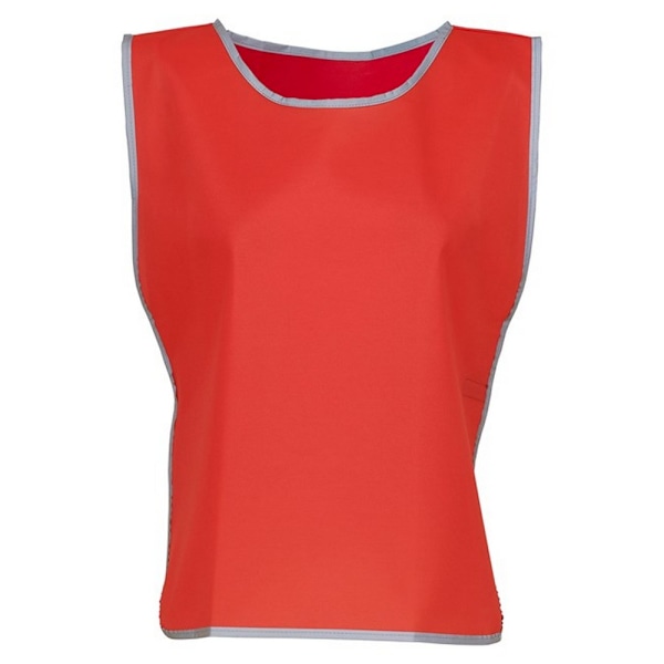 Yoko Unisex Vuxen Kontrast Hi-Vis Tabard S-M Röd Red S-M