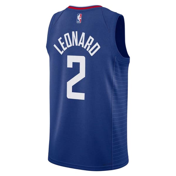 Nike Barn Leonard LA Clippers Basketlinne 7-8 år Blue 7-8 Years