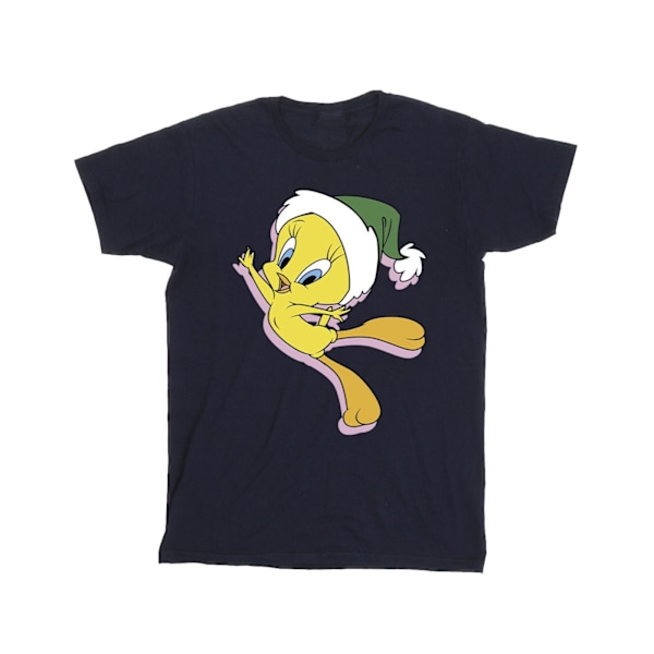 Looney Tunes Tweety Julhatt T-shirt L Marinblå Navy Blue L