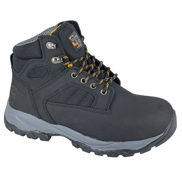 Grafters Action Nubuck Säkerhetskängor 14 UK Svart Black 14 UK