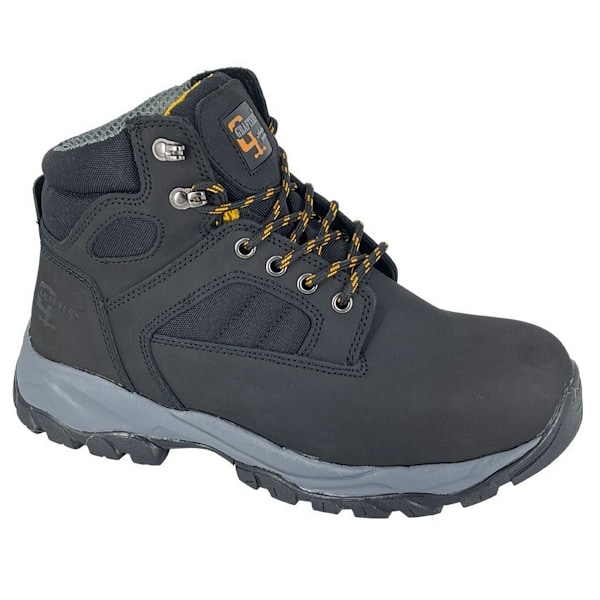 Grafters Action Nubuck Säkerhetskängor 9 UK Svart Black 9 UK