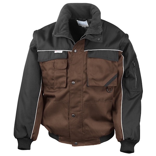 WORK-GUARD by Result Herr tung jacka M Tan/Svart Tan/Black M