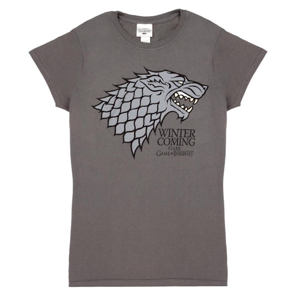 Game of Thrones Dam/Damer Stark Sigil Vintern Kommer T-shirt Grey S