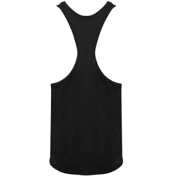 Tombo Muscle Vest för män Topp XL Svart Black XL