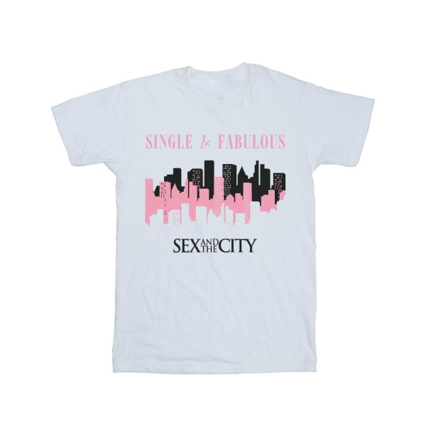 Sex And The City Damer/Ladies Glad Galentine´s Day Cotton Boy White L