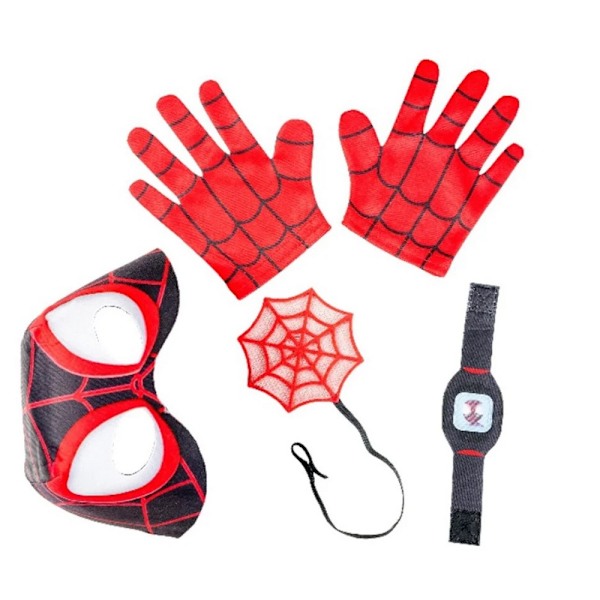 Spidey och hans fantastiska vänner Barn/Barn Spinn Kostym Acc Black/Red One Size