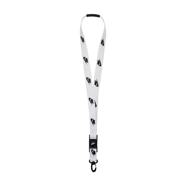 Nike Club Standard Lanyard, One Size, Vit/Svart White/Black One Size