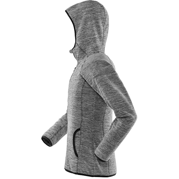 Spiro Dam Micro Fleece Hoodie L Grå/Svart Grey/Black L