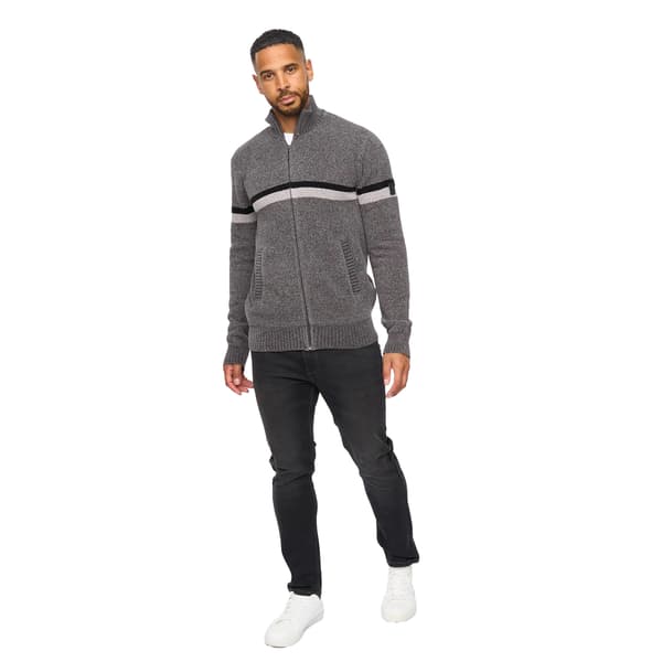Bewley & Ritch Stampton Chenille Tröja för män XL Mellangrå Mid Grey XL