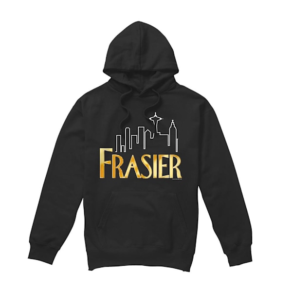 Frasier Herr Logo Hoodie M Svart Black M