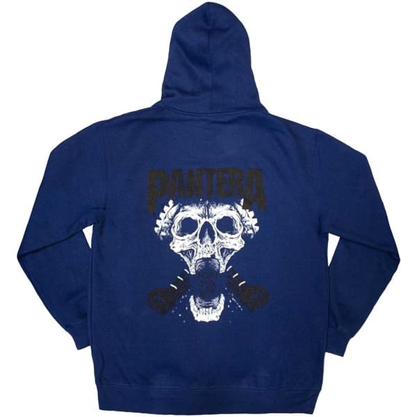 Pantera Unisex Vuxen Mun För Krig Pullover Hoodie M Blå Blue M