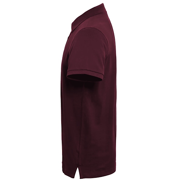 Asquith & Fox Klassisk passform Kontrast Polotröja S Burgundy/ Burgundy/ Charcoal S