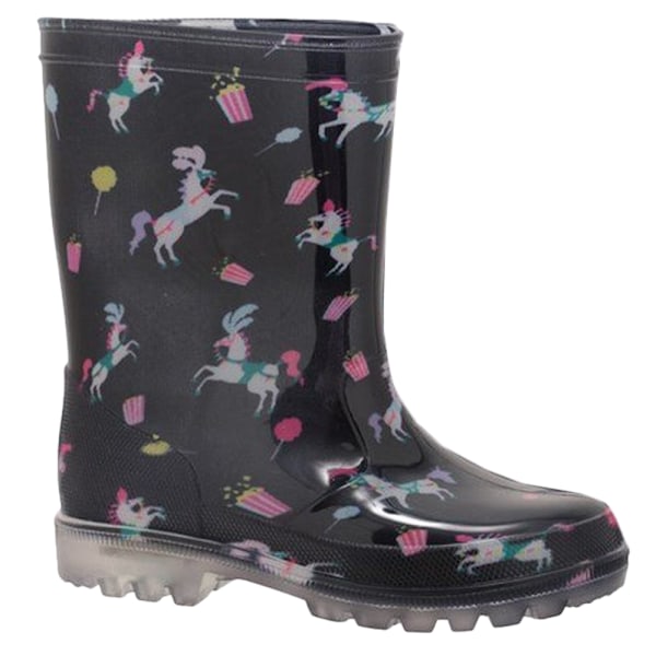 Mountain Warehouse Barn/Barn Splash Wellington Stövlar 8 UK Fuchsia/Black/White 8 UK Child