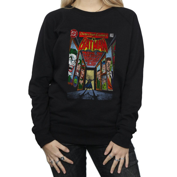 Batman Dam/Damer Rogues Gallery Comic Cover Sweatshirt S Svart Black S
